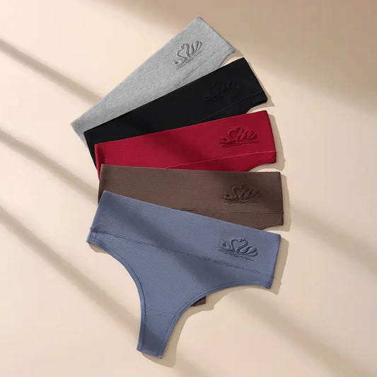High Waist Seamless Thongs