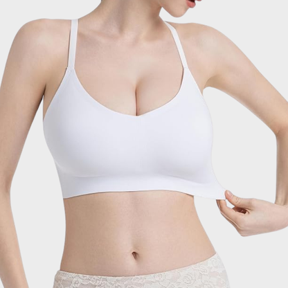 Seamless Backless Lace Bralette