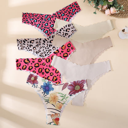 WaveEdge™ Seamless Leopard Underwear Set