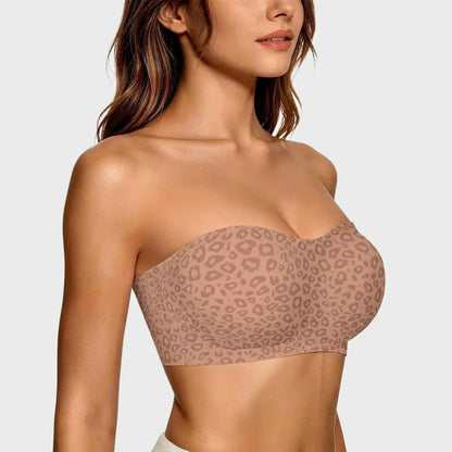 Women's Strapless Bandeau Bra | Seamless Wireless Bralette