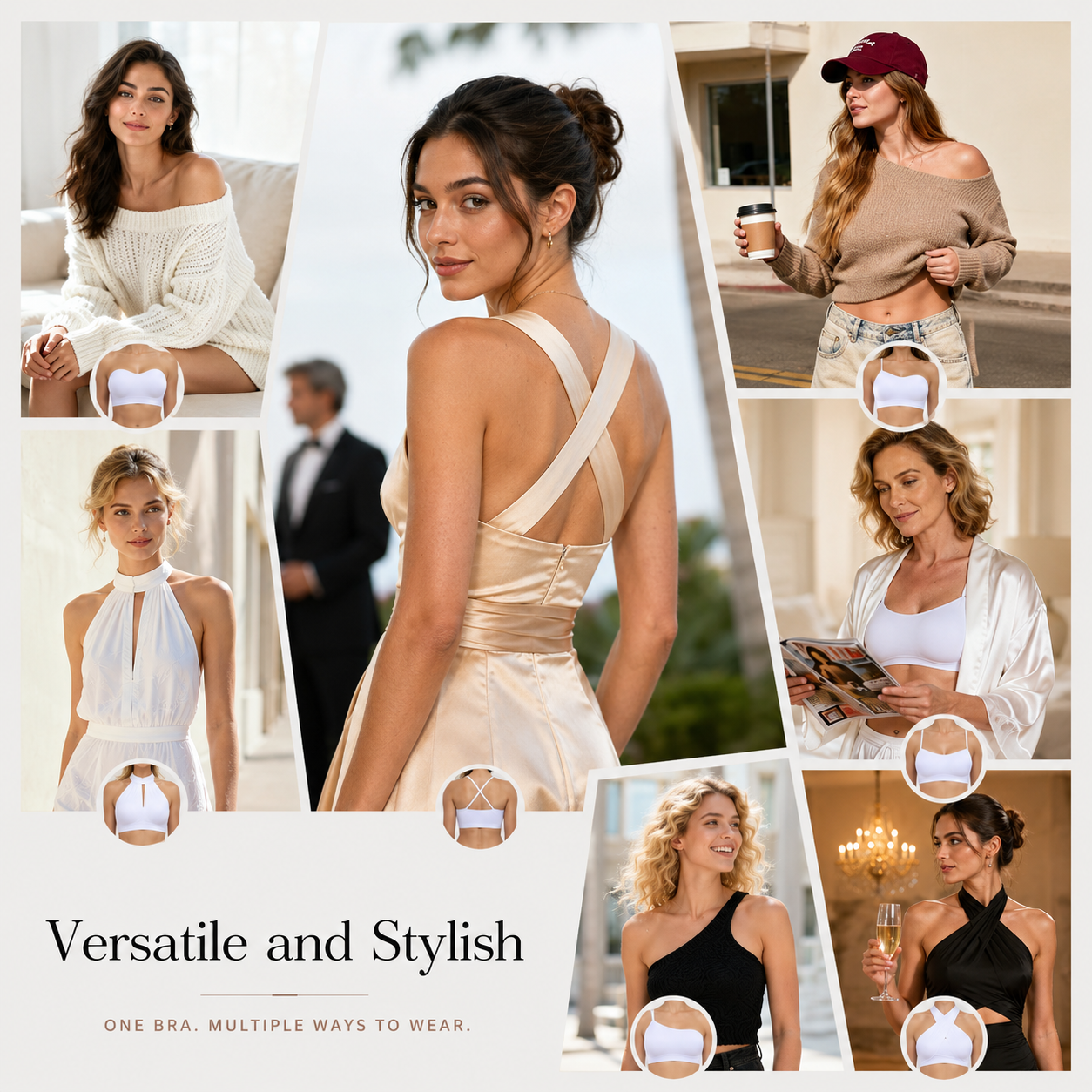 Stay‑Put Wireless Seamless Bandeau Bra