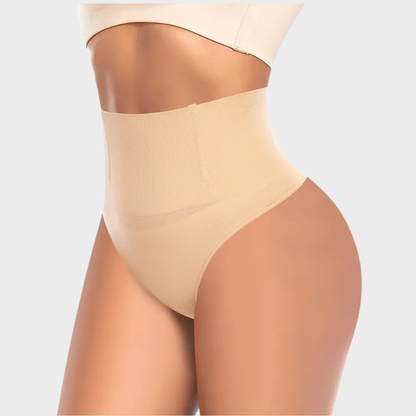 High-Waist Seamless Tummy Control Thong