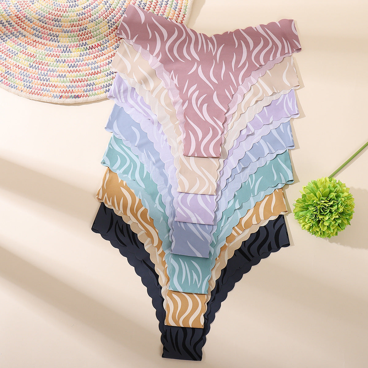 WaveEdge™ Seamless Leopard Underwear Set