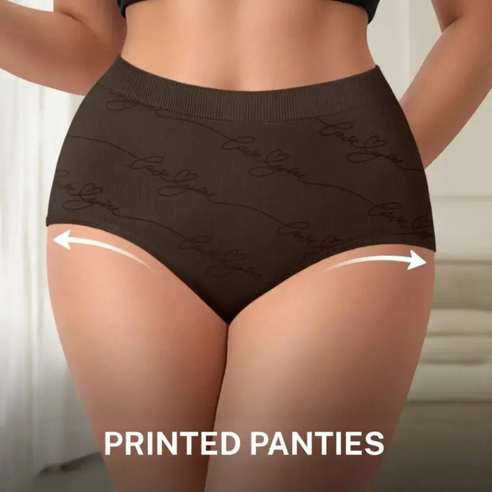 5-Pack Seamless Printed Low Rise Panties