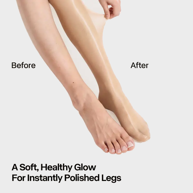 Women’s 3-Pack High-Waist Sheer Pantyhose with Silky Oil Shine