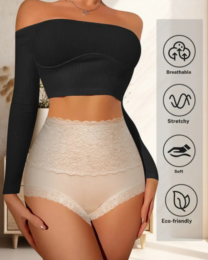 6-Pack Comfort Lace High Waisted Underwear (S-XXL)