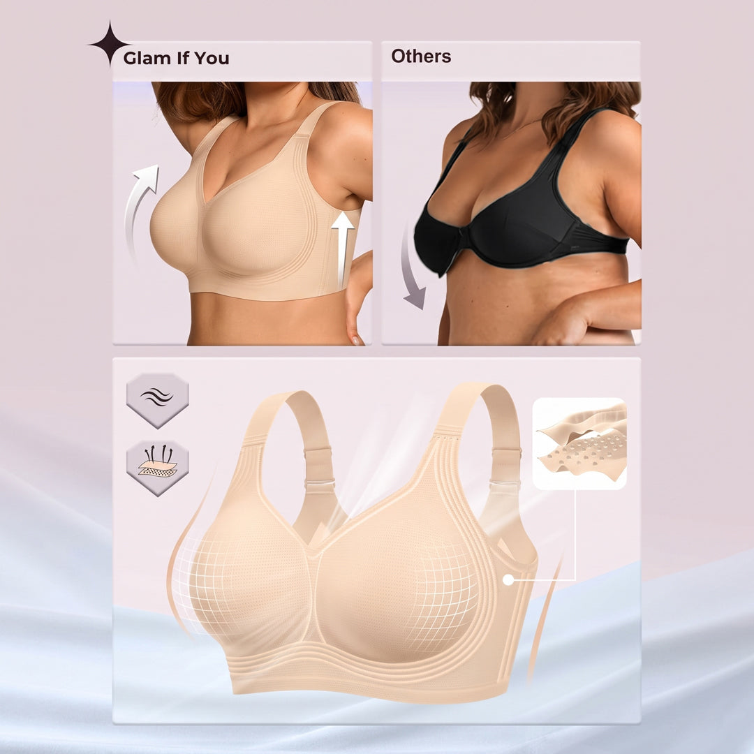 Airy Breathable Support Smoothing Bra