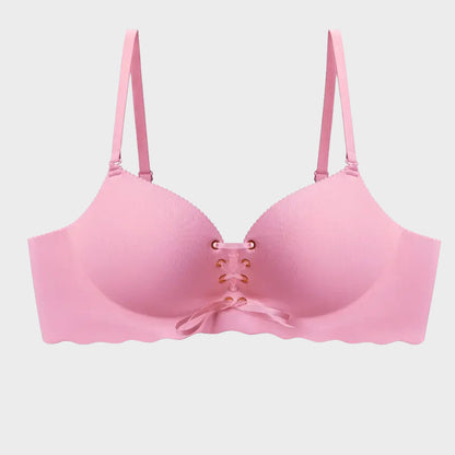 Drawstring Push-Up Strapless Bra