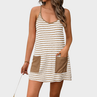 Striped brown