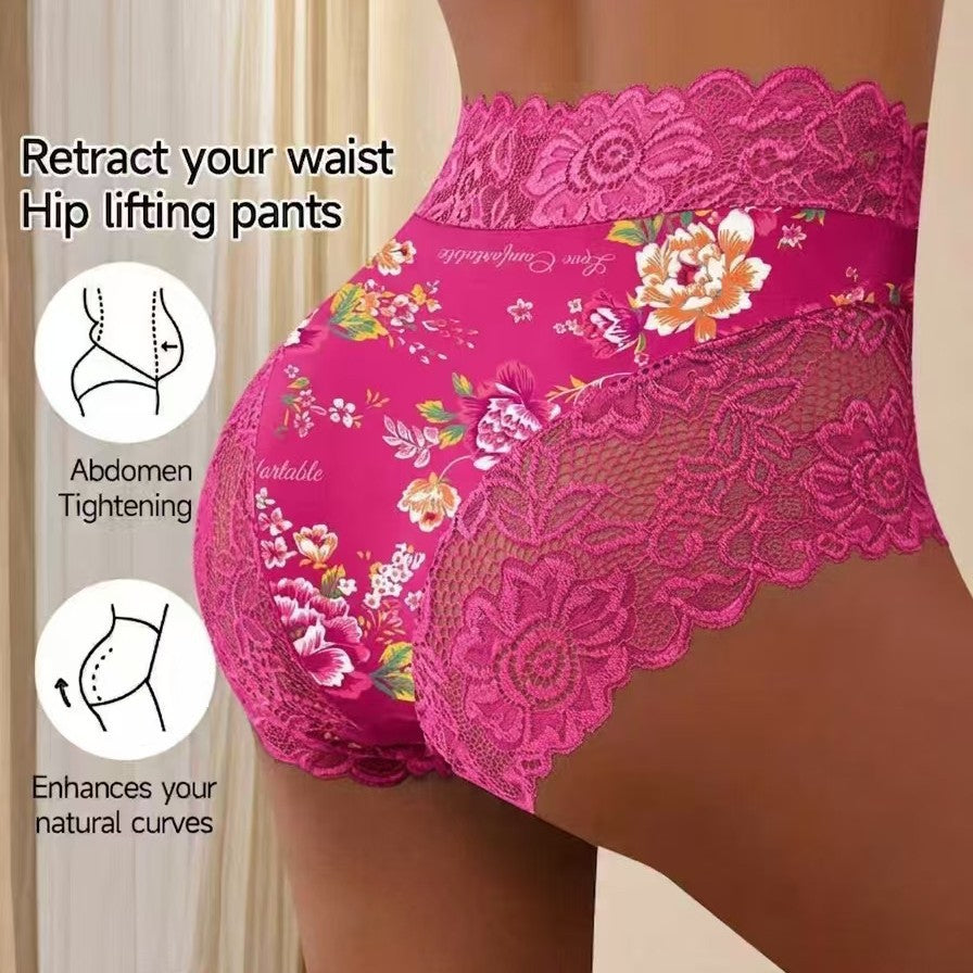 Soft Stretch Floral Lace Briefs