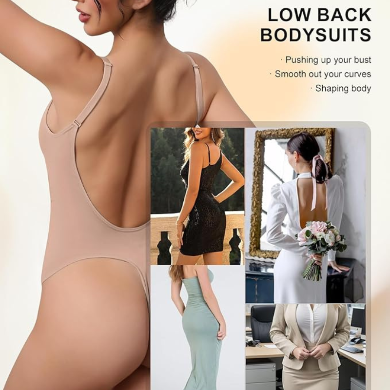Seamless Backless Shapewear Bodysuit(2 PACK)