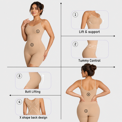 EasySlide Tummy Control Shapewear Bodysuit