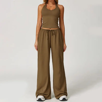 Women's Ribbed 2-Piece Lounge Set