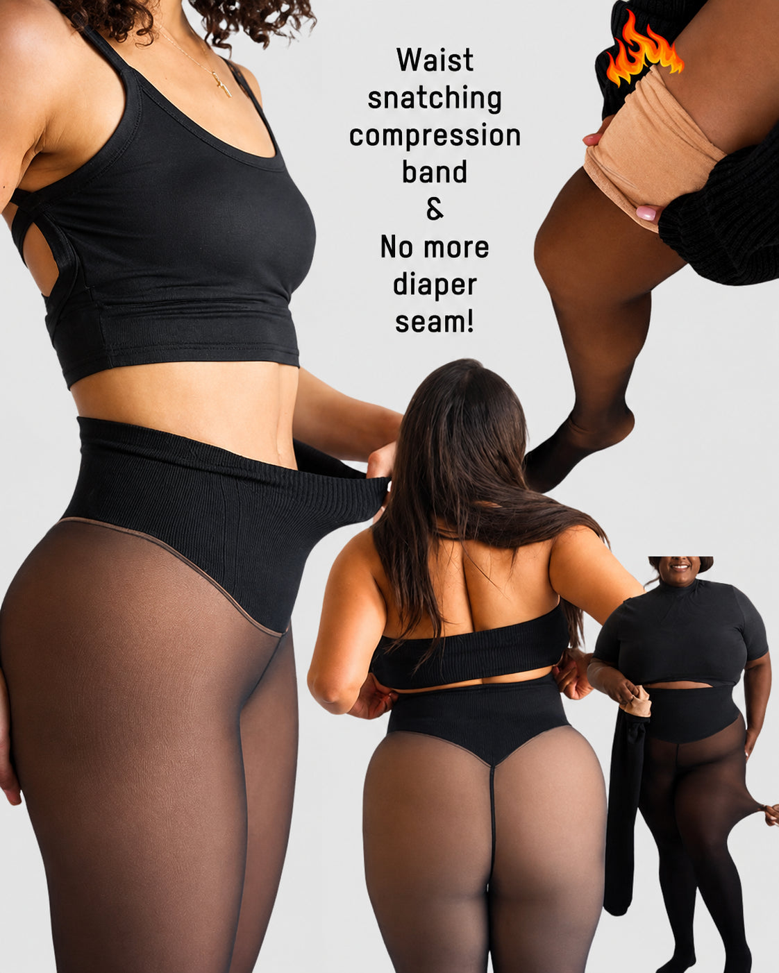 Viral One-Seam Shaping Fleece Leggings