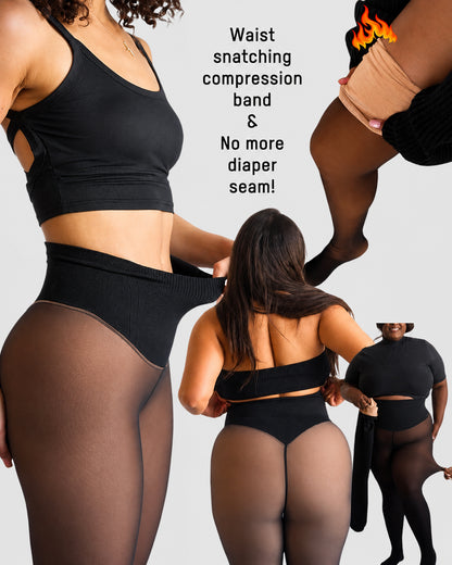 Viral One-Seam Shaping Fleece Leggings
