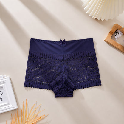 Plus Size Floral Lace Boxer Briefs