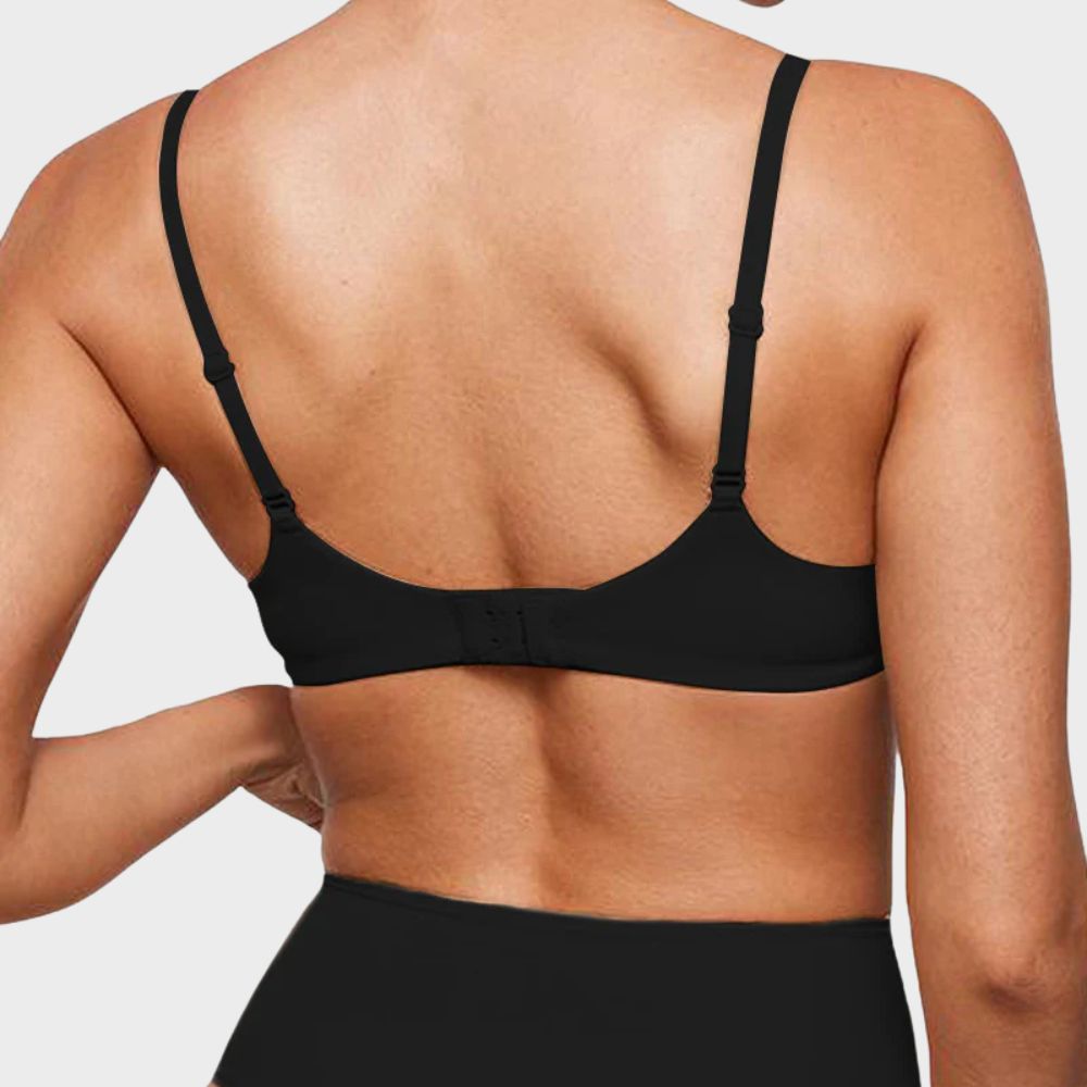 Unlined Plunge Balconette Bra with Underwire