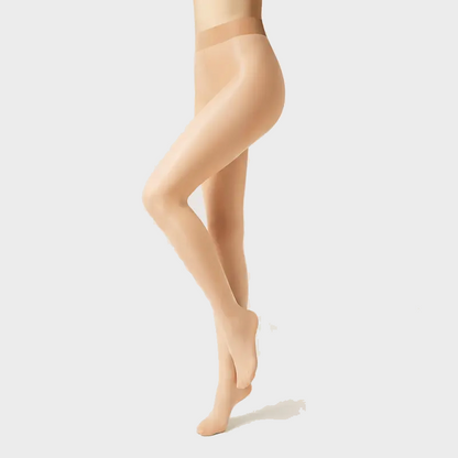 Women’s 3-Pack High-Waist Sheer Pantyhose with Silky Oil Shine