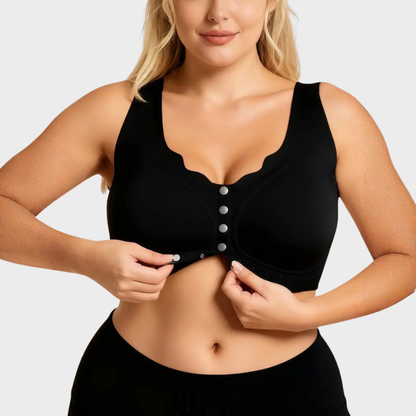Front Closure Seamless Support Bra