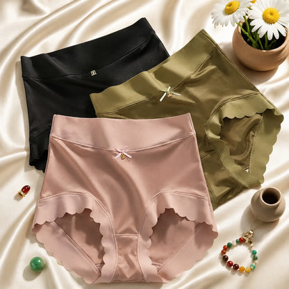 6-Pack Seamless Mid Waist Cotton Panties