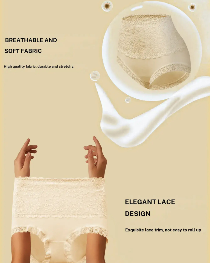 6-Pack Comfort Lace High Waisted Underwear (S-XXL)
