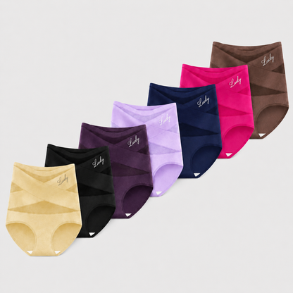4/7-Pack High-Waist Tummy Control Seamless Shaping Panties