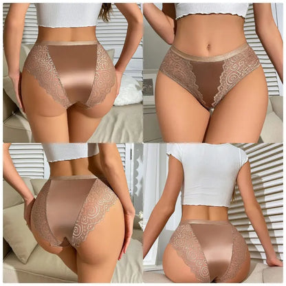 6-Pack Floral Lace Cotton Briefs