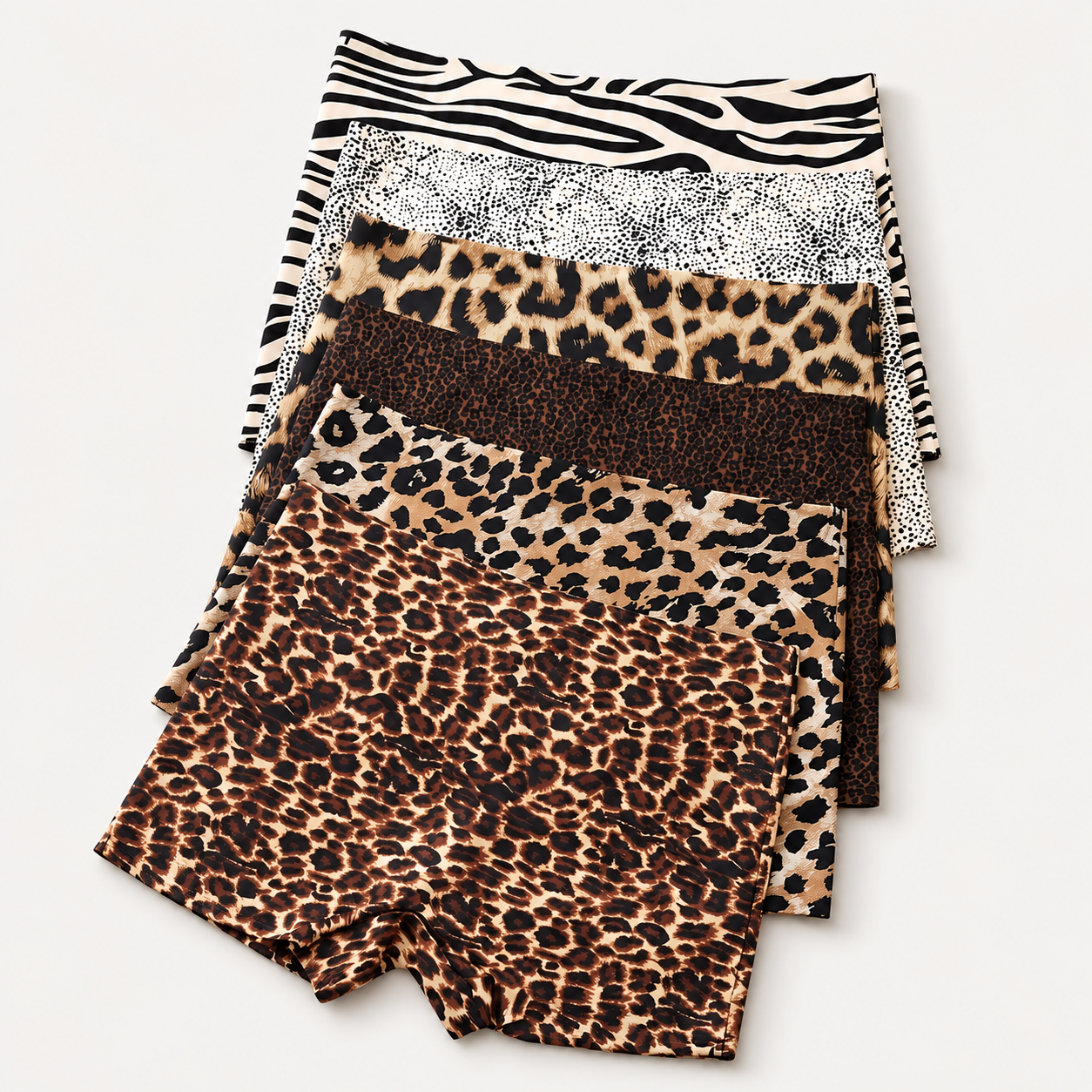 6-Pack Leopard Print Seamless Women's Panties