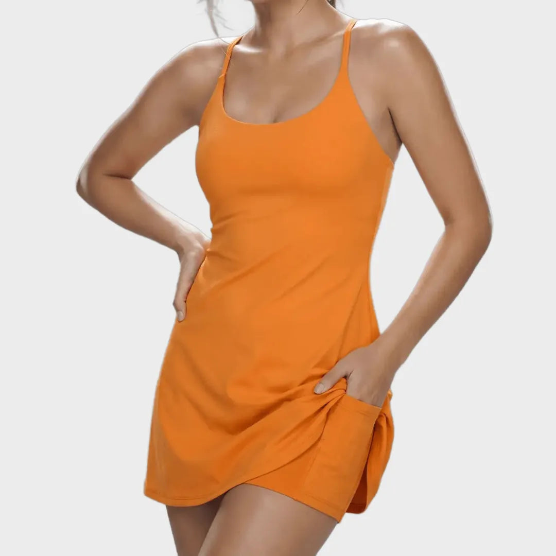 2-in-1 Athletic Dress – Built-In Shorts