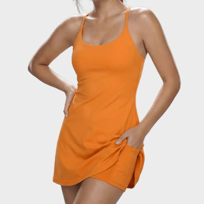 2-in-1 Athletic Dress – Built-In Shorts