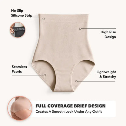 High-Waisted Tummy Control Shapewear Panty