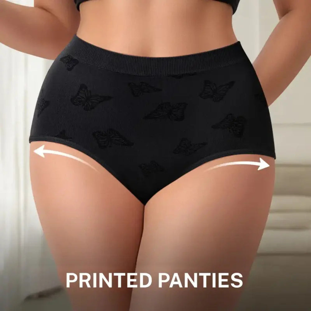 5-Pack Seamless Printed Low Rise Panties