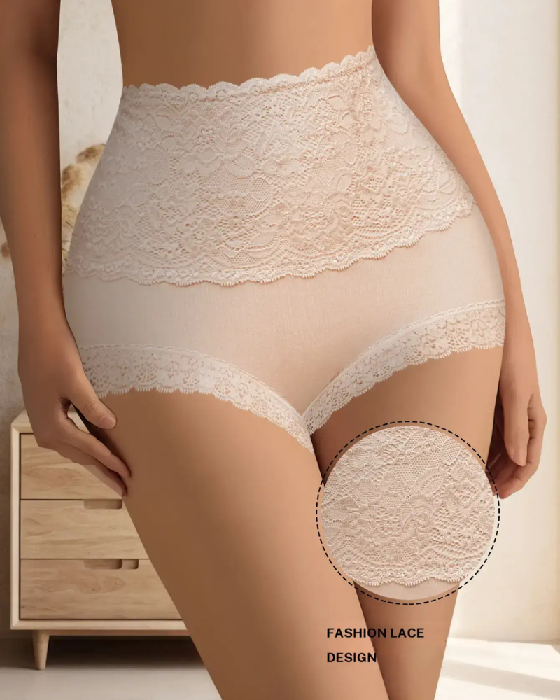 6-Pack Comfort Lace High Waisted Underwear (S-XXL)