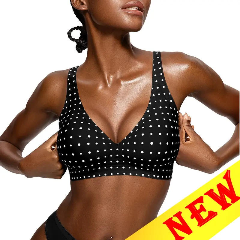 Seamless Deep V Push-Up Wireless Bra