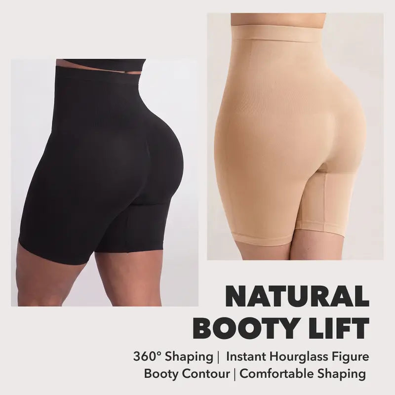 High-Waisted Seamless Shapewear Shorts