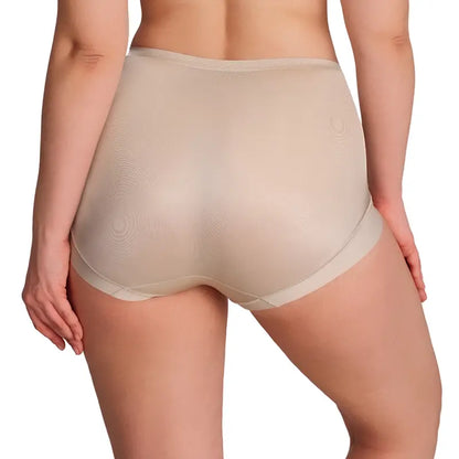 High-Waisted Cross-Front Tummy Control Invisible Briefs
