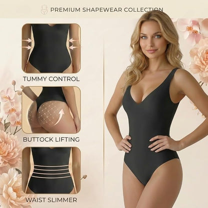 Wireless Plunge Thong Bodysuit