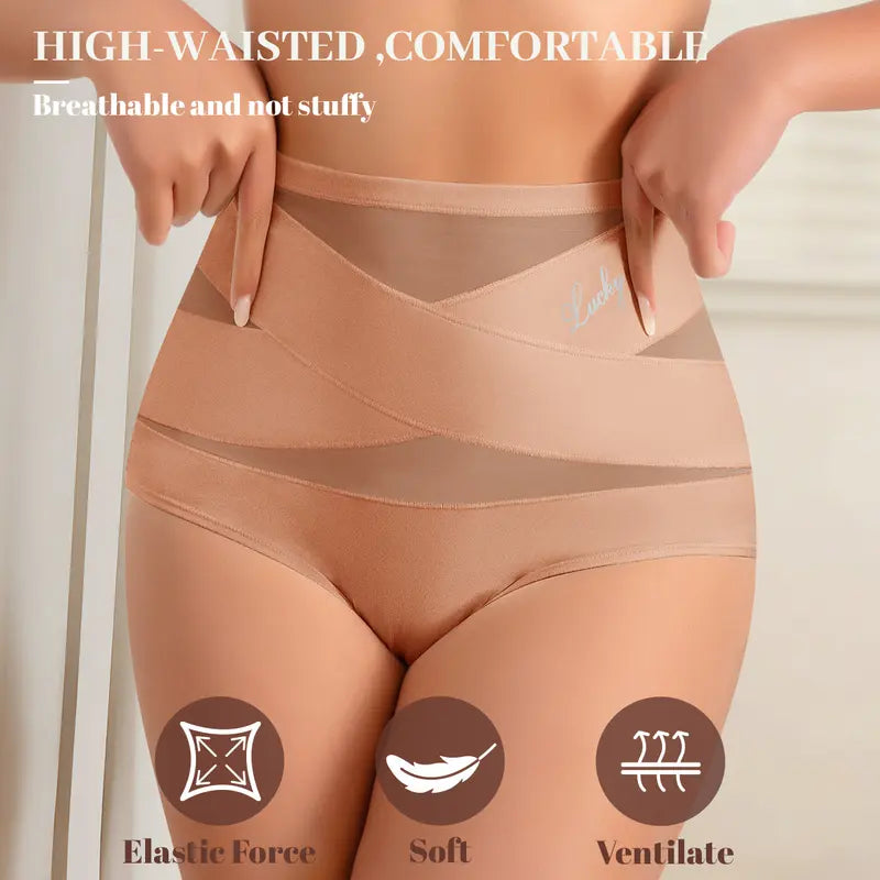 High-Waist Tummy Control Seamless Shaping Panties