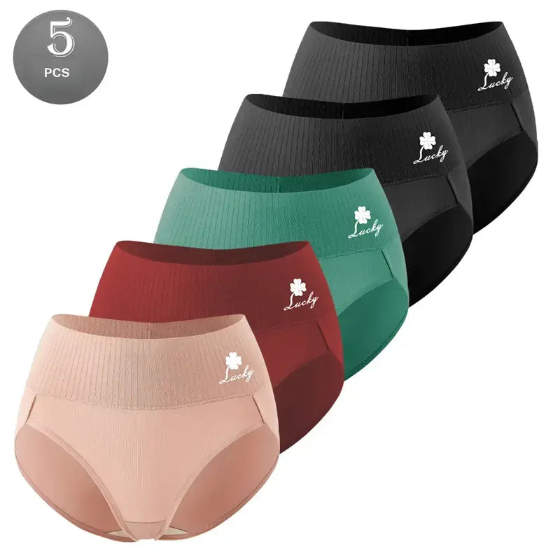 5-Pack Soft Breathable Everyday Panties