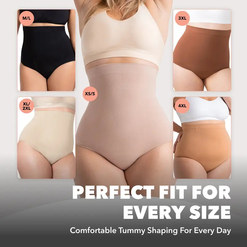 High-Waisted Tummy Control Shapewear Panty