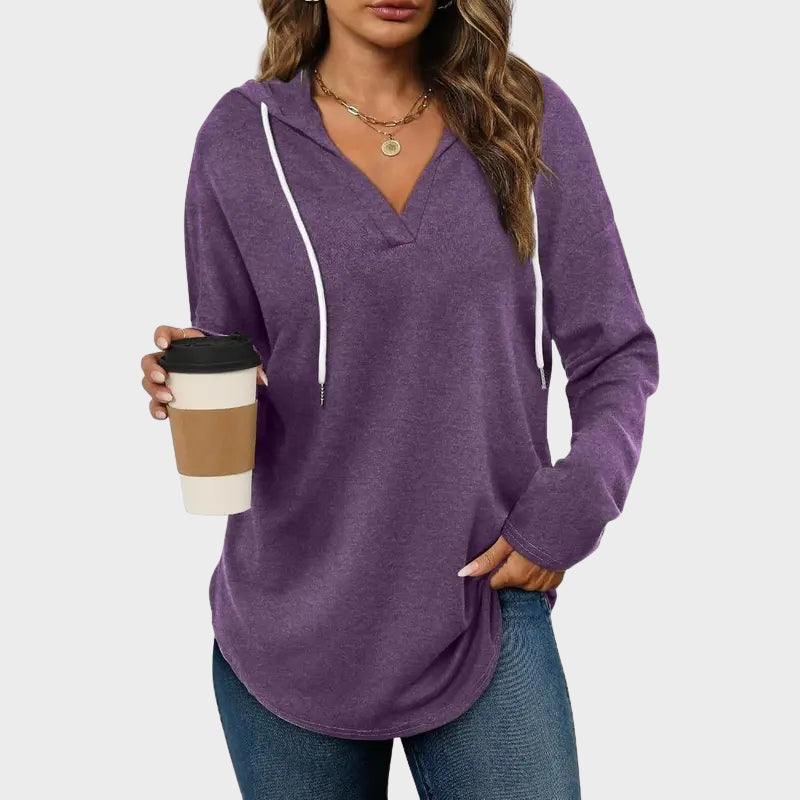 Lightweight Oversized Pullover Sweatshirt