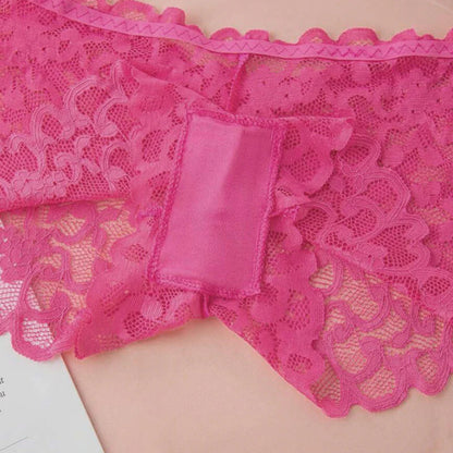 Lace Backless Wireless Bra & Panty Set