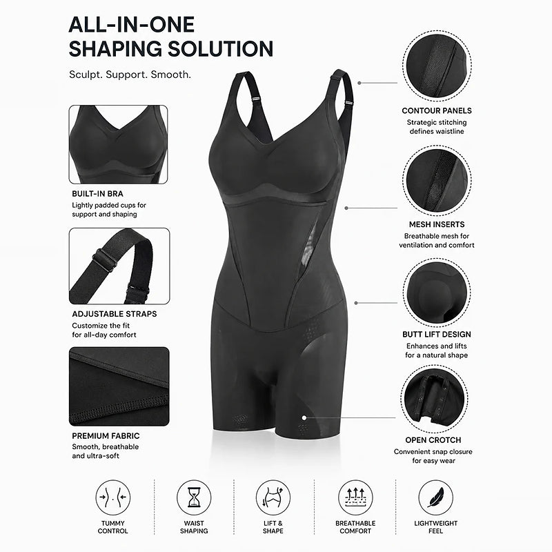 AirWeave™ Cooling Sculpt Bodysuit