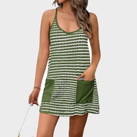 striped army Green