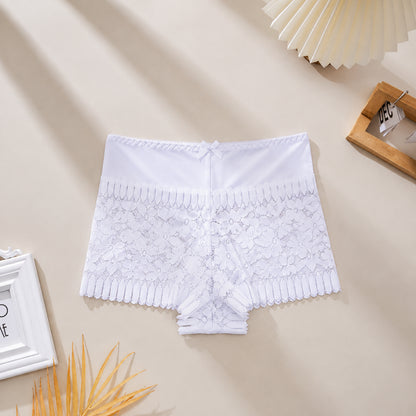 Plus Size Floral Lace Boxer Briefs