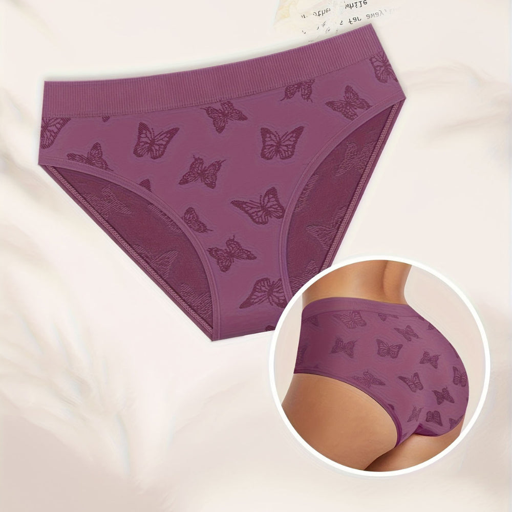 5-Pack Seamless Printed Low Rise Panties