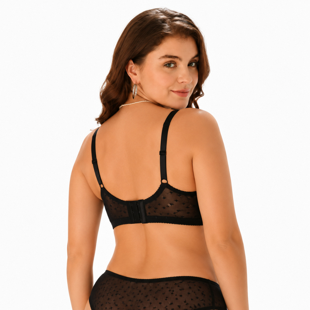 Plus Size Lace Minimizer Underwire Bra