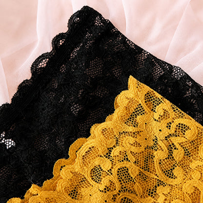 Lace Backless Wireless Bra & Panty Set