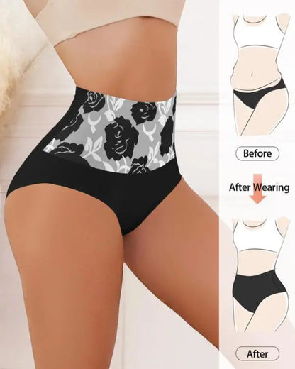 6-Pack High Waist Cotton Tummy Control Briefs S-2XL
