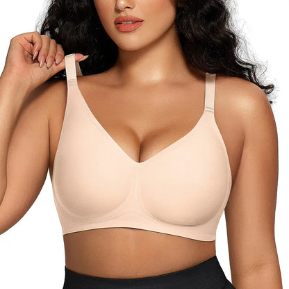 Wireless Seamless Push-Up Full Coverage Jelly Bra